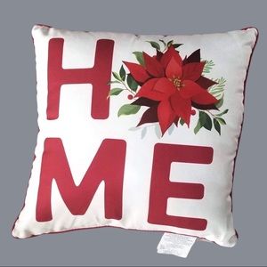 Christmas Holiday Season Pillow  NWOT